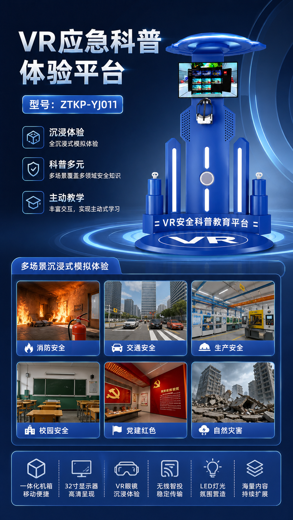 VR应急科普体验平台详情图 2