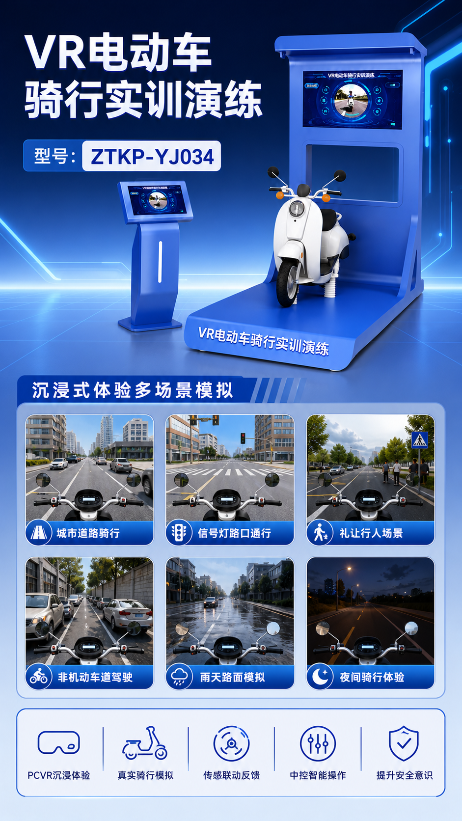 VR电动车骑行实训演练详情图 2